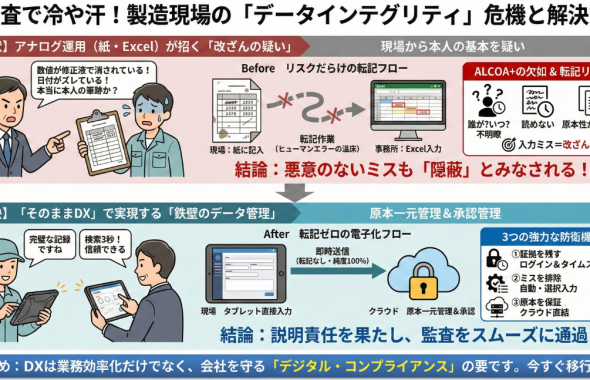 製造現場のデータ防衛策 インフォグラフィックス